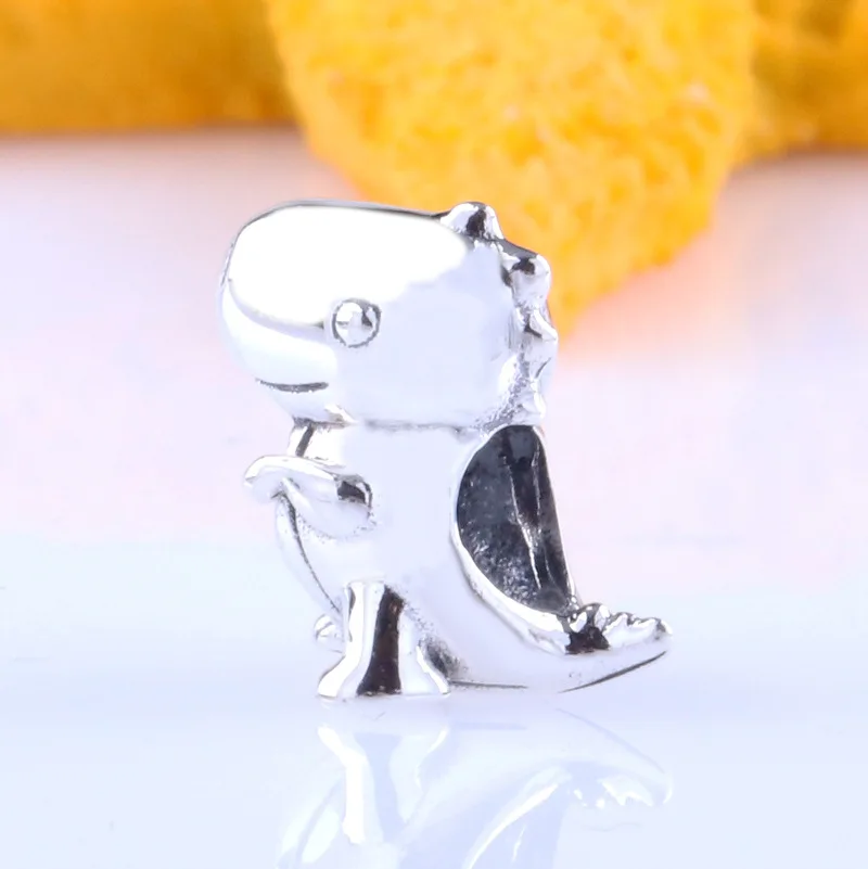 

Bewill Authentic S925 Sterling Silver Dino Dinosaur Beads Fit Original Bracelets Women Jewelry Gift