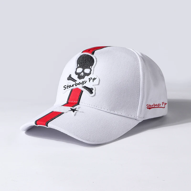 Оригинальные Разноцветные сумки из полипропилена с вышивкой логотипа черепа