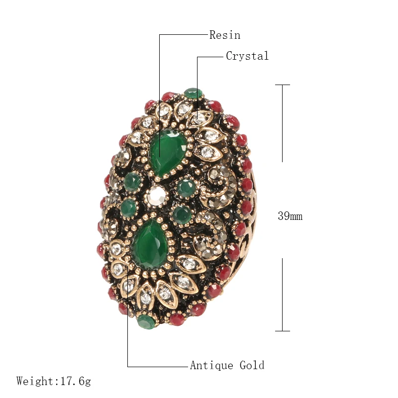 Кинели Лидер продаж уникальные винтажные кольца для женщин античное золото Цвет