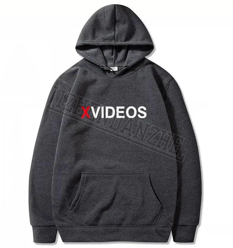 Эротические инновационные мужские толстовки бренда xвидео с логотипом модные