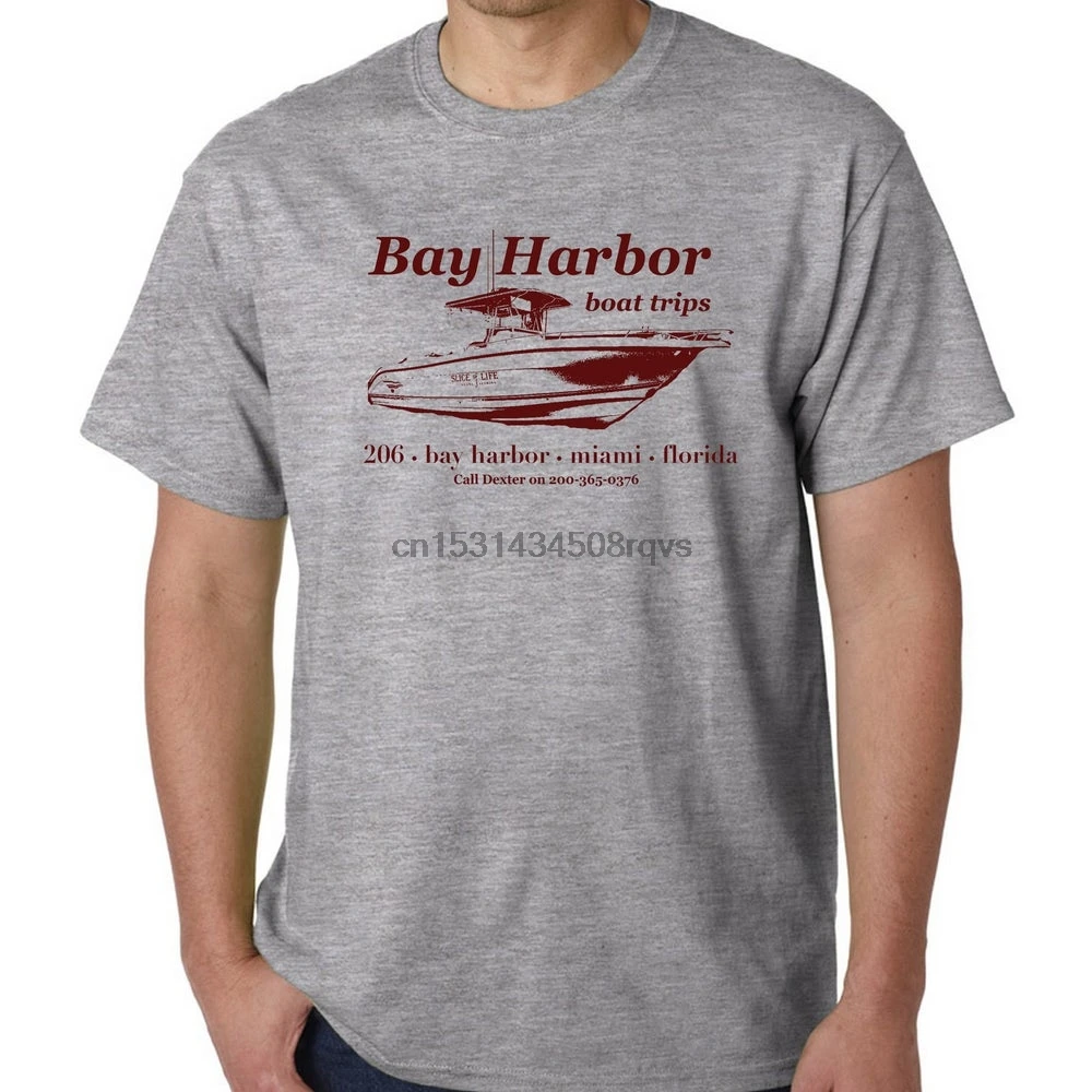 DEXTER Bay Harbor Boat Trips дизайн Бестселлер футболка хит ТВ шоу Вдохновленный