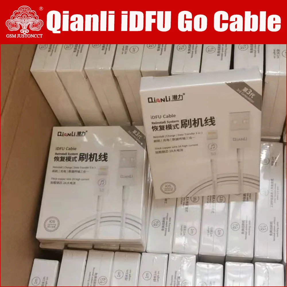 Qianli iDFU GO 2 инструмент/кабель IDFU для iPhone iPad серийный номер автоматическое