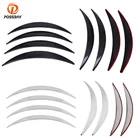 Защитные накладки на крыло автомобиля POSSBAY, автоматический брызговик для бровей, комплект для защиты губ, тела, хромированные брызговики