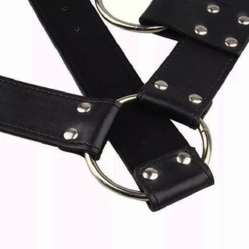 Новинка мужское нижнее белье кожаные ремни мужские регулируемый фетиш одежда