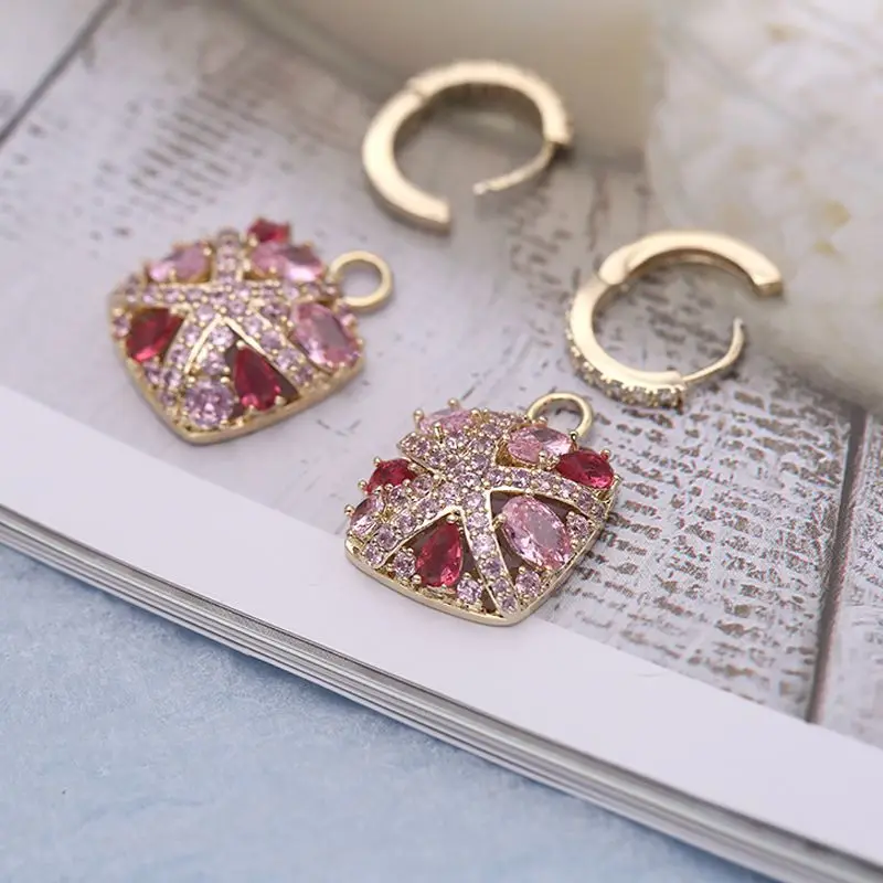 Новые модные ювелирные украшения SWOUR Разноцветные серьги-кольца Huggie с