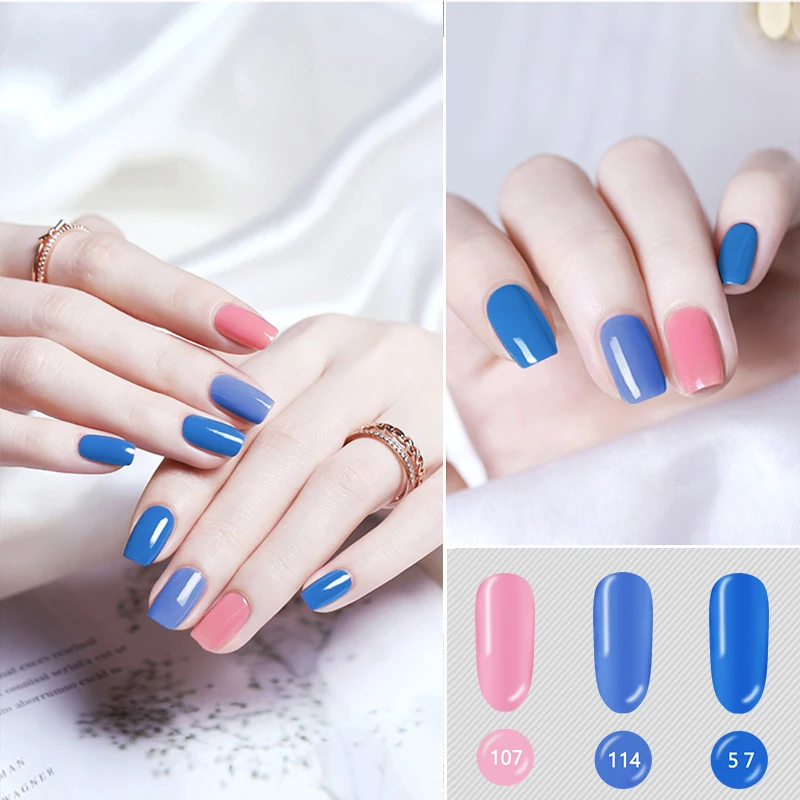 

Nail Art Gel Varnish Semi-permanent UV Led 60 Color Gel Polish Hybrid Nail Polish for Manicure Desgin Hot Sale 12ml Gels Lacquer