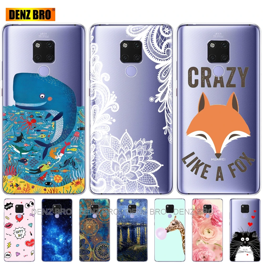 Силиконовый чехол для Huawei Mate 20 pro прозрачный силиконовый телефона X mate20 |