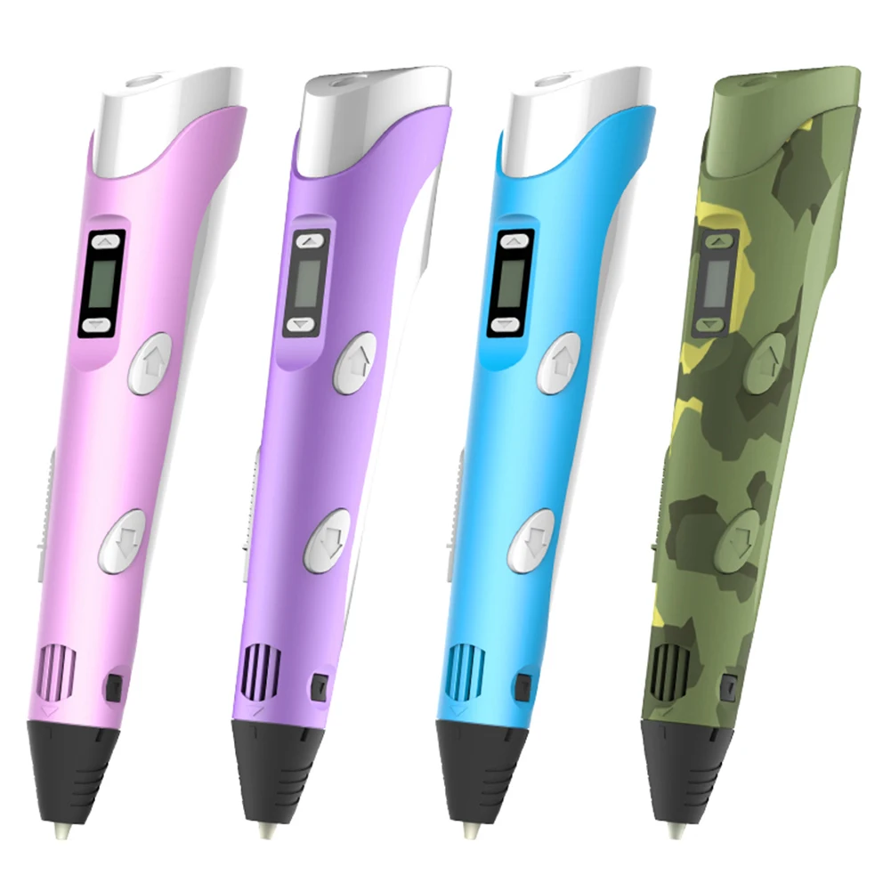

Ручка для 3d-печати с цифровым дисплеем, умная 3d-ручка с высокой температурой, ручка для рисования граффити с USB, обучающая игрушка, подарок