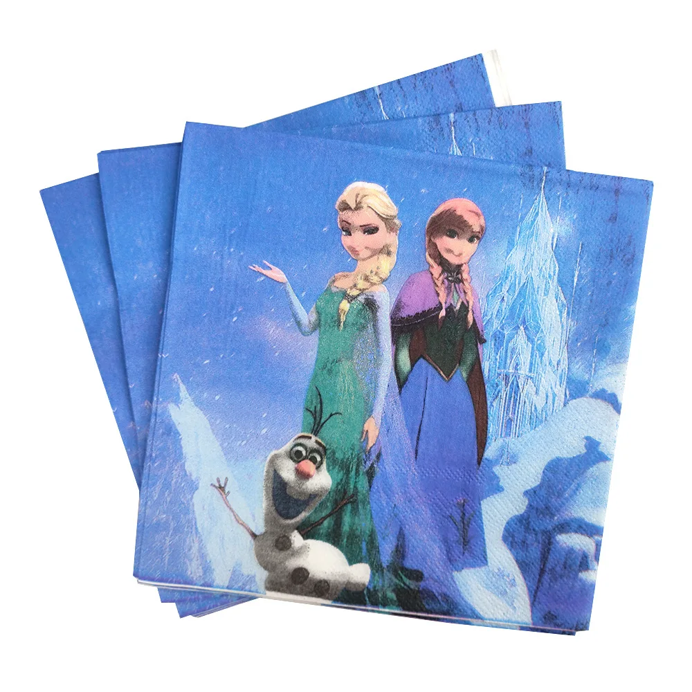 Дисней Эльза Анна 100 шт. с днем рождения детские украшения для вечеринки