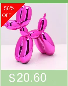 Hot! Newly Produced American Pop Art Resin Craft Balloons Dog Figurine Feces Dog Statue Balloon Dog Xmas, Valentine's Gift