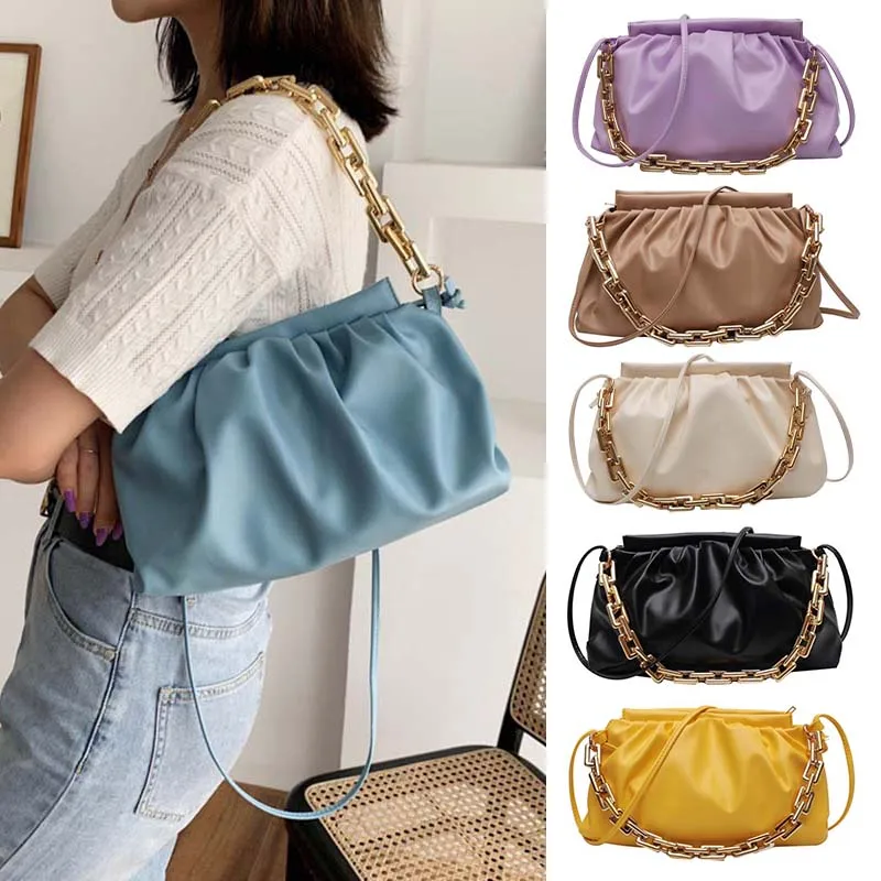 

Bag For Women Cloud Bag Soft Leather Bag Single Shoulder Purse Women Crossbody Bag Luxury Handbag And Purse Day Clutches