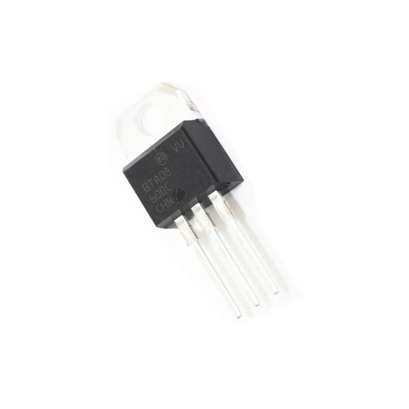 10 шт./лот BTA08-600C BTA08600C BTA08 BTA08-600 8A600V TO-220 новый высококачественный чипсет MOSFET MOSFT TO220 -