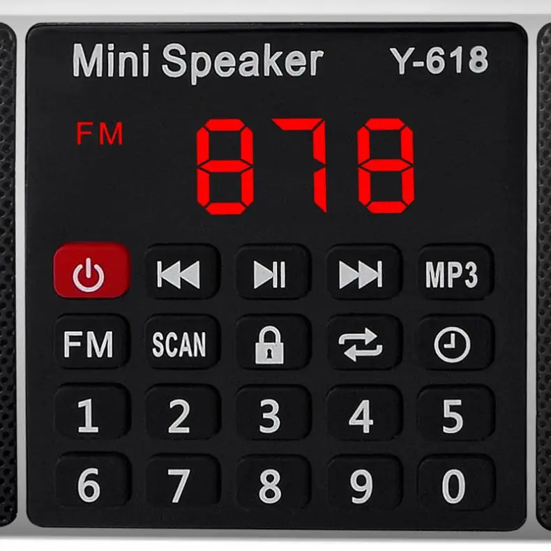 Время выключения Портативный FM радио dab Поддержка USB TF карты телефон музыкальный
