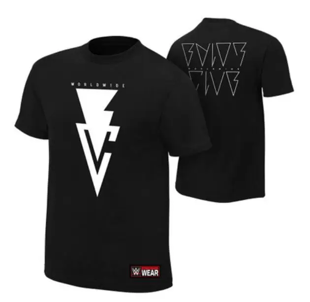 Мужская футболка с коротким рукавом Roman/Seth Wrestling для фитнеса хлопковая из дышащей
