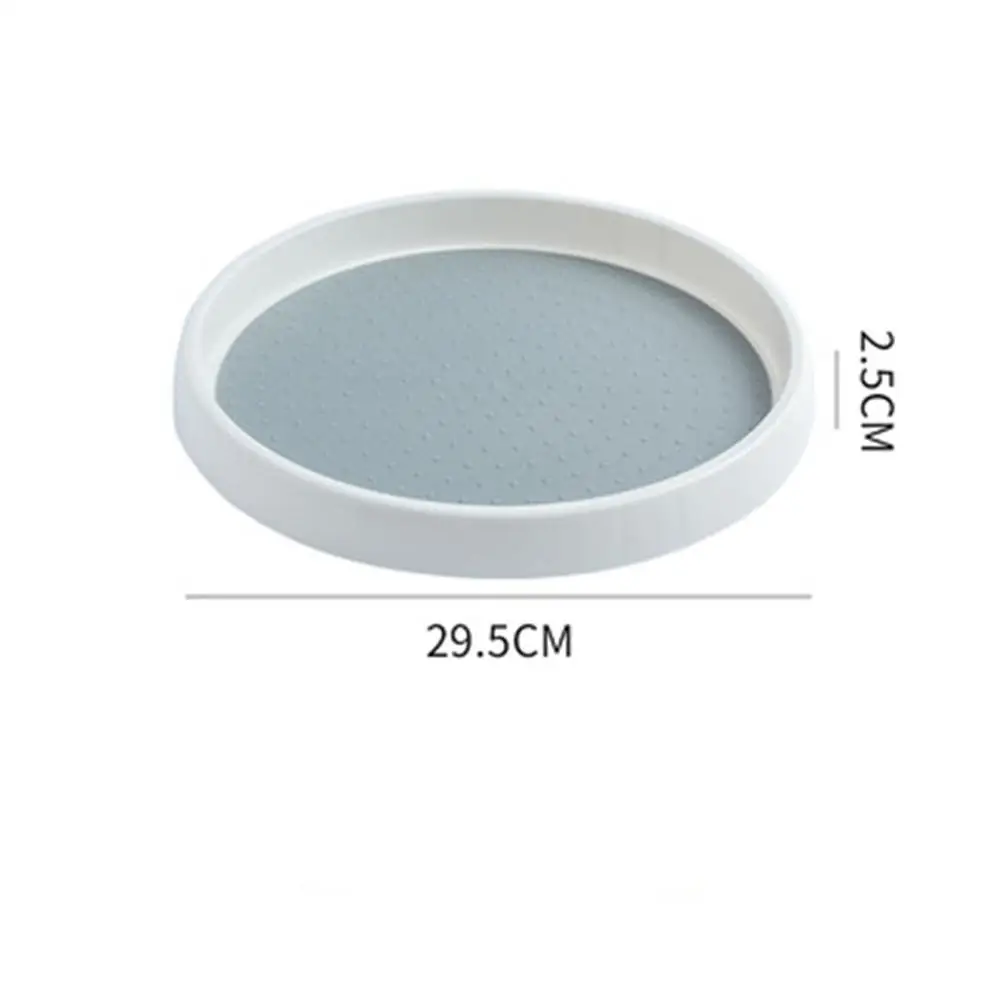 

Rotating Spice Storage Rack Tray Double Layers Turntable Jar Holder Organizer Shelf Home Kitchen Food Pantry