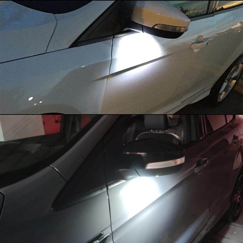 2 шт. светодиодный светильник под боковым зеркалом для Ford Focus 3 Kuga S-Max WA6 Mondeo 4 5 Grand