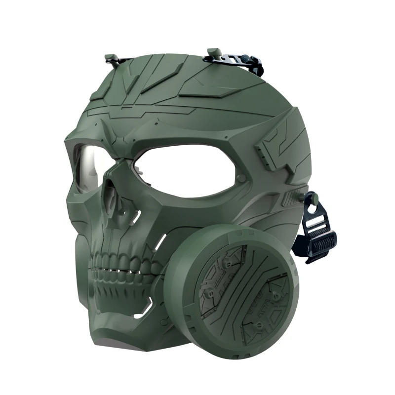 Горячая уличная спортивная полностью закрывающая газовая маска шлем для мужчин