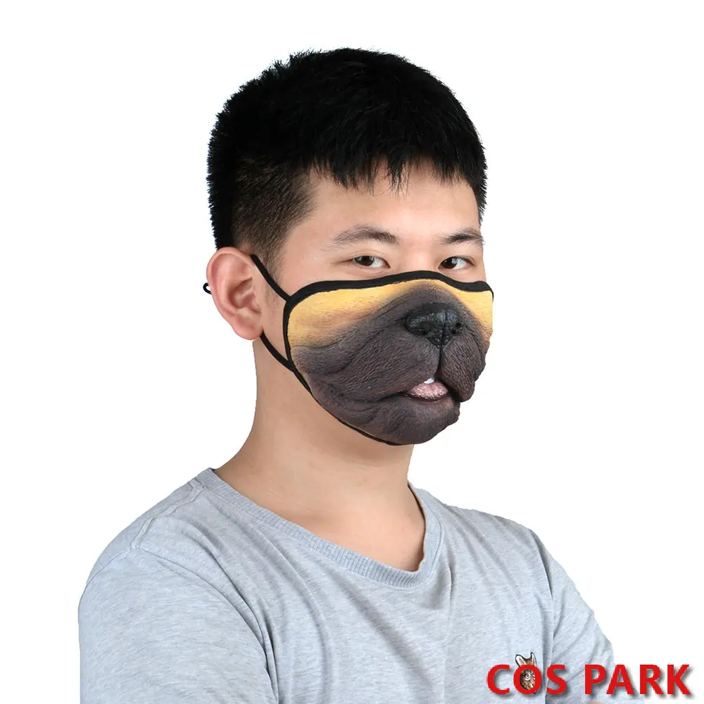 Маска для лица с 3d Цифровым принтом маска улицы моющаяся многоразовая маски от