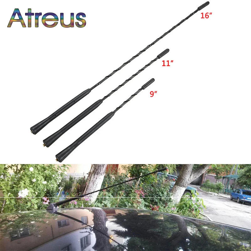 Car Roof Mast Whip Stereo Radio FM/AM Signal Aerial Amplified Antenna For Toyota Corolla Prius Yaris Mazda 3 BMW E46 Accessories |