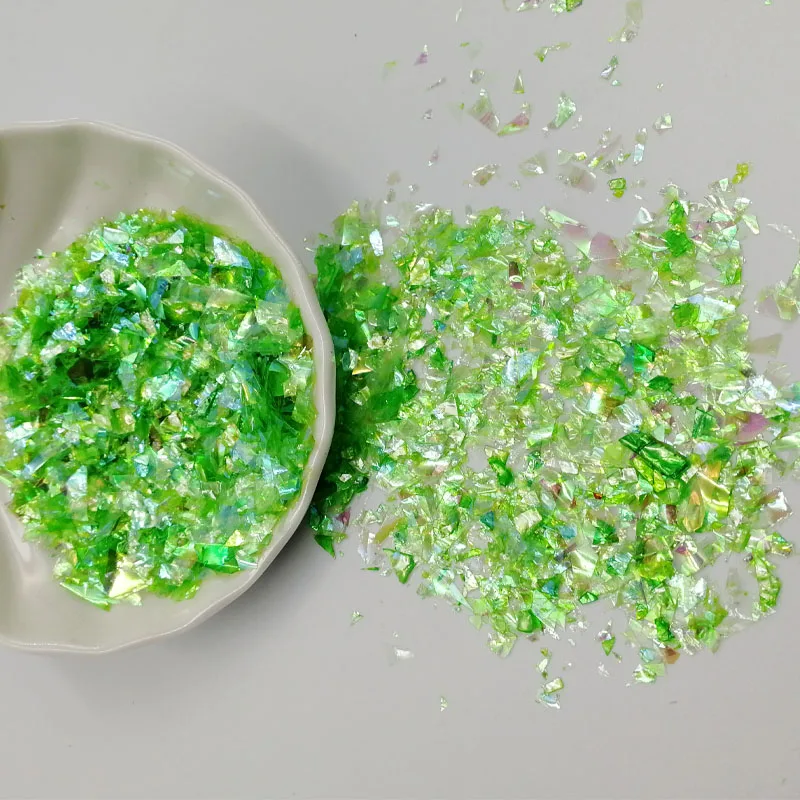 10/20 г неправильной оболочки бумажные Блестки для творчества флаконы ногтей