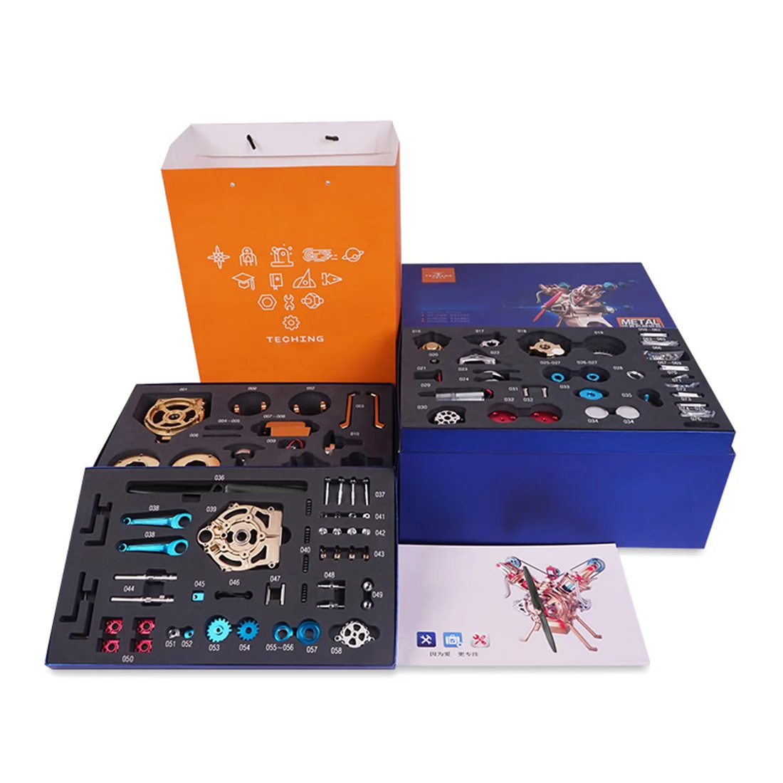 Цельнометаллическая сборка мини V2 Модель двигателя автомобиля ручной