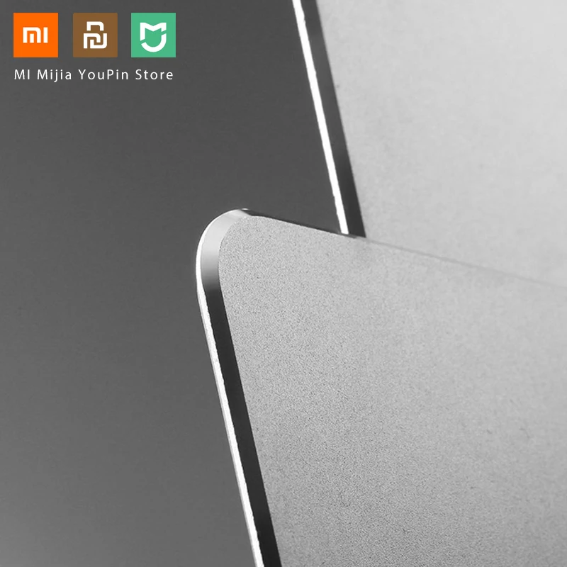 Xiaomi Mi, оригинальные коврики для мыши из металлического алюминиевого сплава, противоскользящий тонкий коврик для мыши, ПК, компьютера, ноутбука, 300*240*3 мм/240*180*3 мм