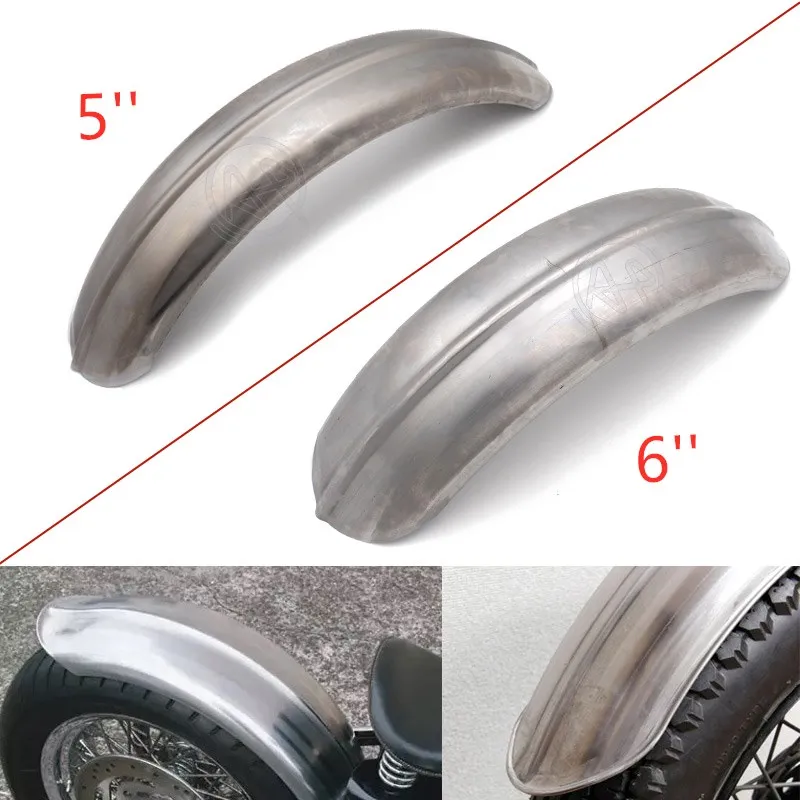 5 ''/6'' широкое Ребристое Боббер из необработанной стали для Yamaha xs650 Harley