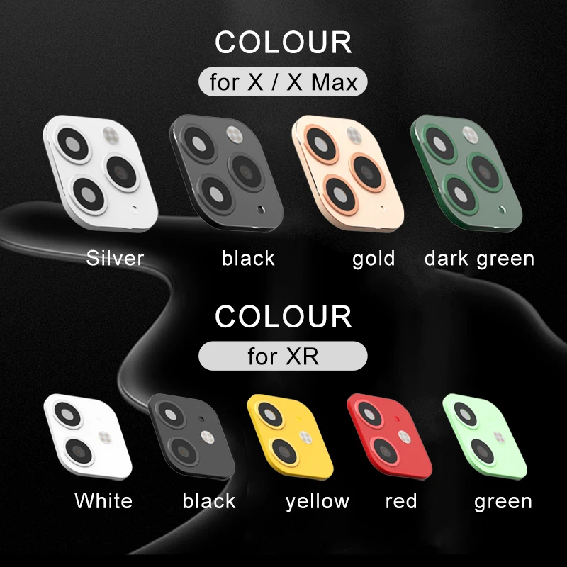 Новинка для iPhone Apple X XS XR смена секунд 11 наклейка на объектив XSMAX модифицированный