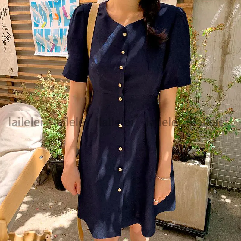 

Small pure and fresh and sweet the thin girl wind pure color gold buckle to restore ancient ways of cultivate one's morality dre