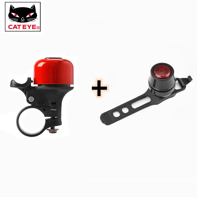 

CATEYE Bell PB-800 Cycling bells Bike Rear light Handlebar Ring Bell Horn Air Alarm Bicycle Metal Bells Alarm Cycling Accessory