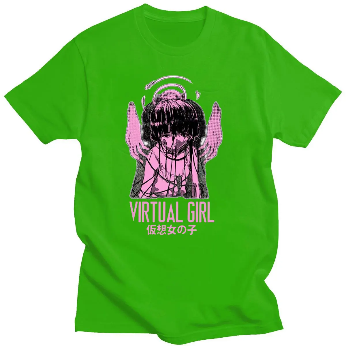 

Popular Fashion Tees Serial Experiments Lain New Style Printed T-Shirts Casual Comfortable Tops Summer O-neck Couple Streetwear