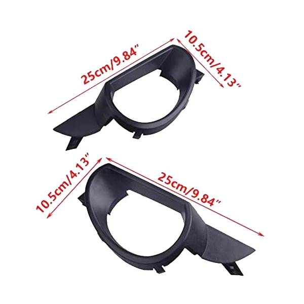 2 шт. автомобильный левый и правый передний бампер противотуманный светильник