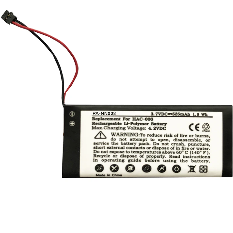 

New 3.7V 525mAh HAC-006 Replacement Battery For Nintendo Switch HAC-015/016 HAC-A-JCL-C0 HAC-A-JCR-C0 Switch NS Joy-Con Controll