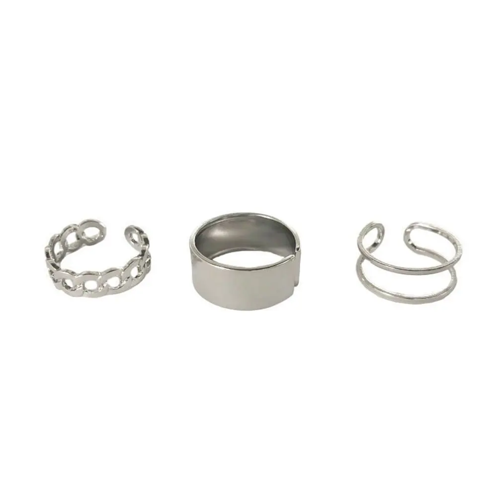 

Adjustable Ring Alloy Simple Joints Ring Forefinger Rings Ornament Retro Vintage Opening Rings Women Jewelry Gifts