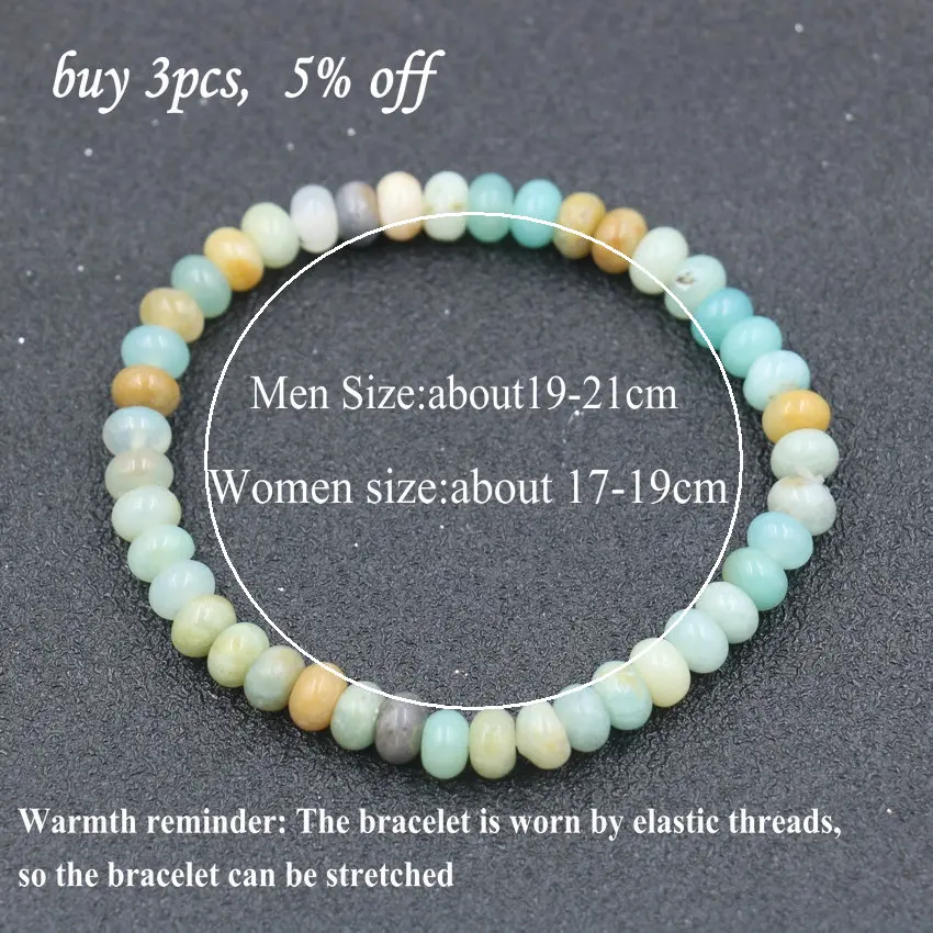 Новое поступление женский Браслет Амазонит Abacus браслеты из натурального камня