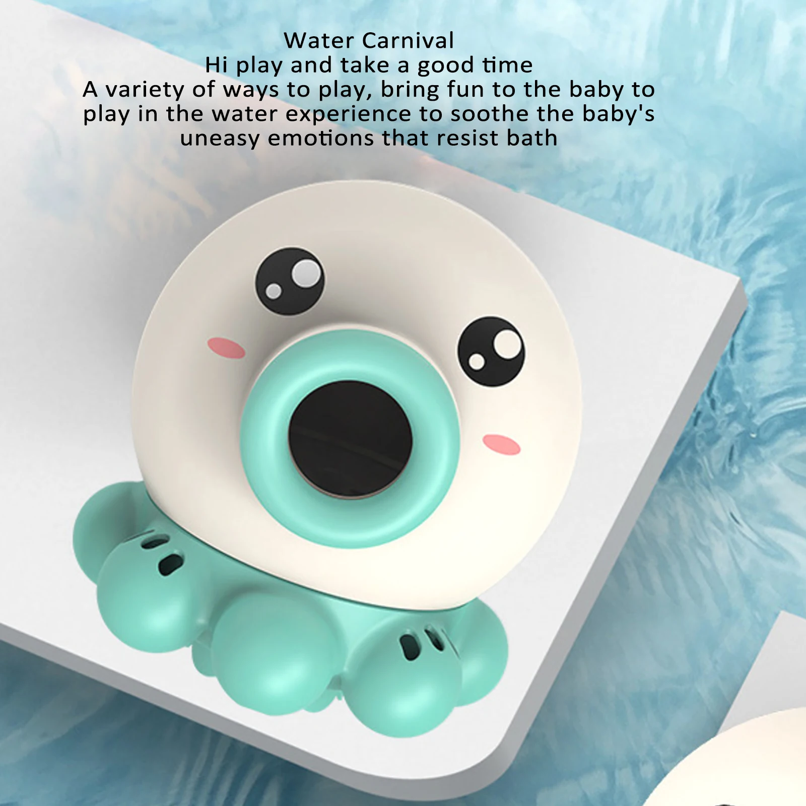 

Baby Funny Water Game Bath Toy Bathing Tub Rotating Whirling Octopus Shower Faucet Spray Water Swimming Bathroom Kids Toys