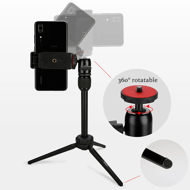 Алюминиевый раздвижной портативный Настольный DSLR SLR смартфон GoPro камера Vlog