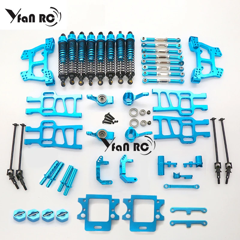 Yfan rc 1 Set HSP infinito 1/ 10 Pie Grande veh&iacute;culo HSP 94108 de 94111 todo el coche mejora de aleaci&oacute;n de aluminio kit de accesorios-1