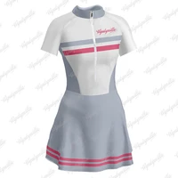 female cycling triathlon skinsuit skirt cycling skirt bike outfit skirt dress breathable lycra maillot vestidinho run skirt