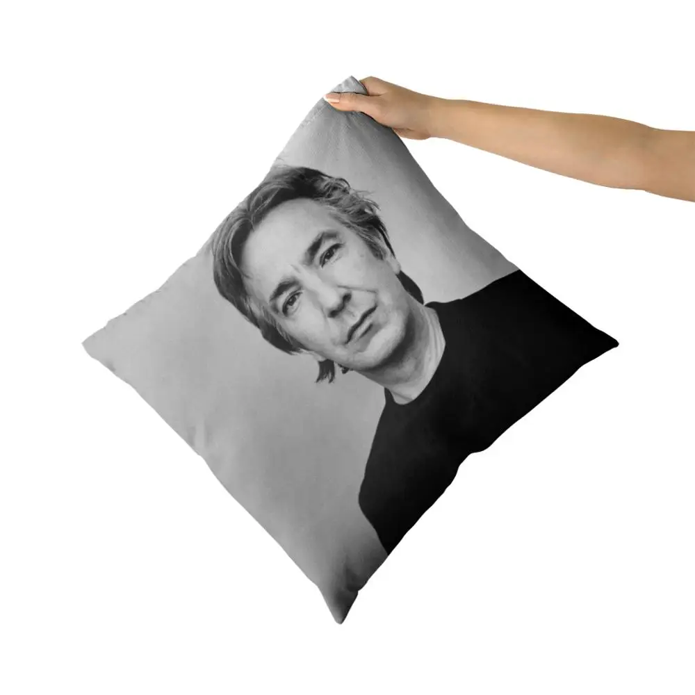 Хлопчатобумажные наволочки Alan Rickman на заказ для диванных подушек|Наволочки| |