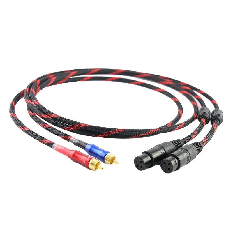 Кабель с разъемом типа NEUTRIK медный XLR RCA 5n|interconnect cable|signature cableofc cable |