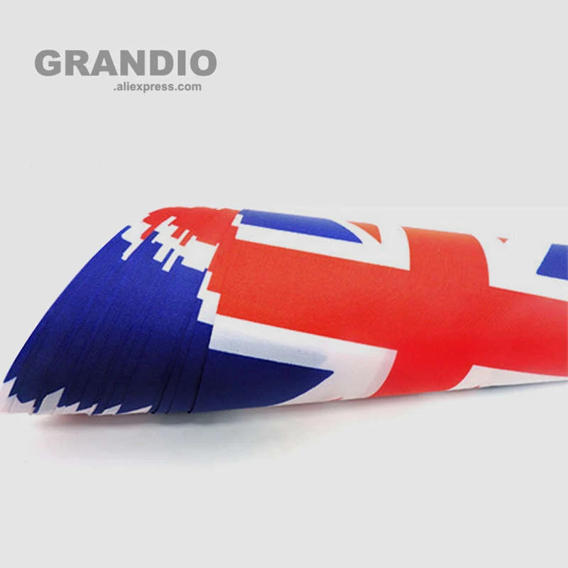 10 упаковок, Национальный ручной Флаг США, Великобритании, ЕС, России, Франции, Испании, Нидерландов, Израиля, 14x21 см, ручные флаги с пластиковыми флажками