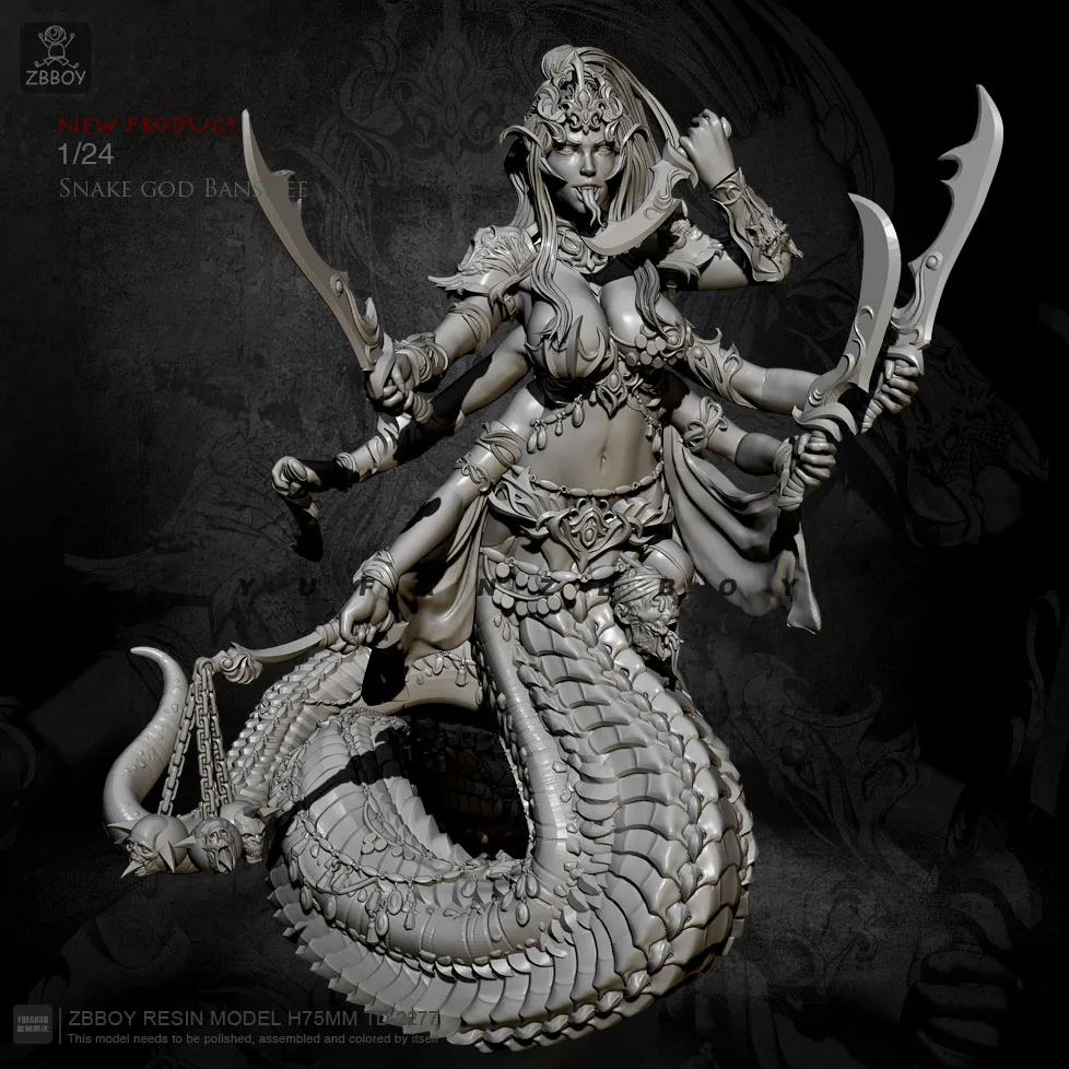 

1/24 Resin model kits figure colorless and self-assembled TD-2277