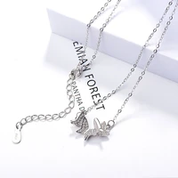 s925 pure silver butterfly necklace collar collar chain jewelry temperament small fresh female pendant pendant sweater chain