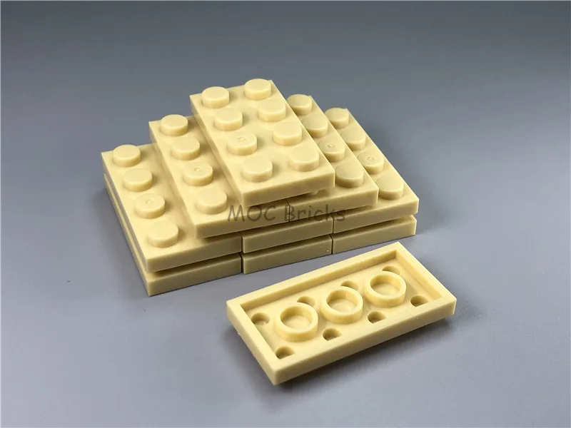 50 шт./лот MOC Кирпичи красочная пластина 2x4 подходит для 3020 DIY Развивающие