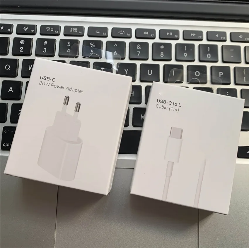 Оригинальный 20 Вт солнечное зарядное устройство для iPhone 12 быстрое Pro Max Мини USB C C2L