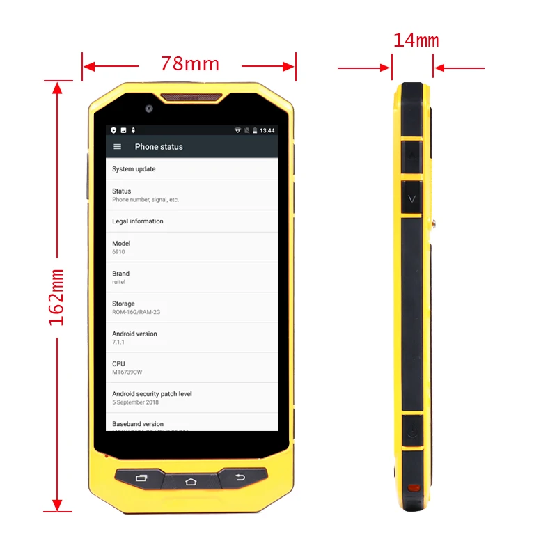 

No camera no flashlight! Android 7.1 IP68 waterproof Rugged GSM 3G WCDMA smartphone GPS Mobile Phone celular cheap Cell Phones