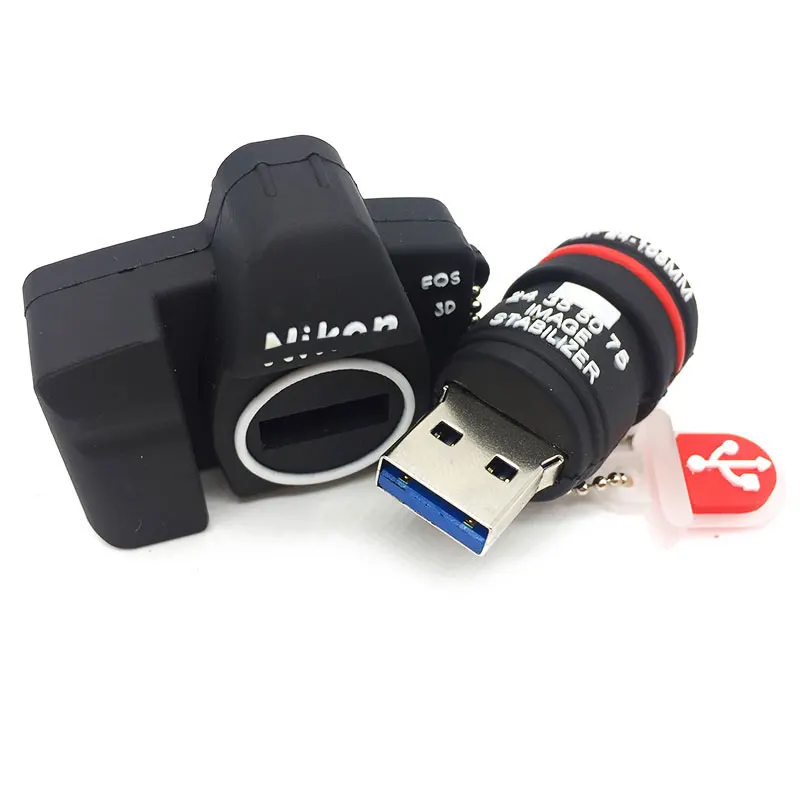 Usb флеш-накопитель 8 ГБ, мультипликационная камера, USB 2,0, 32 ГБ, 64 ГБ, флеш-накопитель, 128 ГБ, флеш-карта памяти, 4 Гб, флешка, 16 ГБ, u-диск