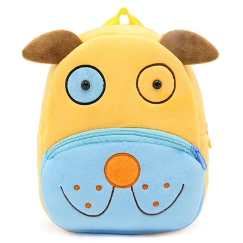 

Детский плюшевый рюкзак с 3D рисунком, школьный ранец для детского сада с животными, детские школьные ранцы для девочек
