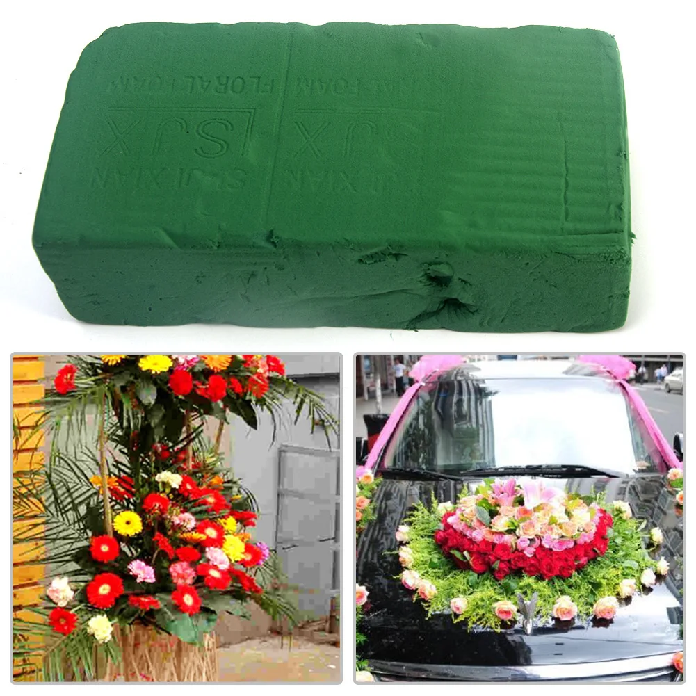 Зеленый пенопластовый кирпич цветочный DIY дисплей флорист для свежего